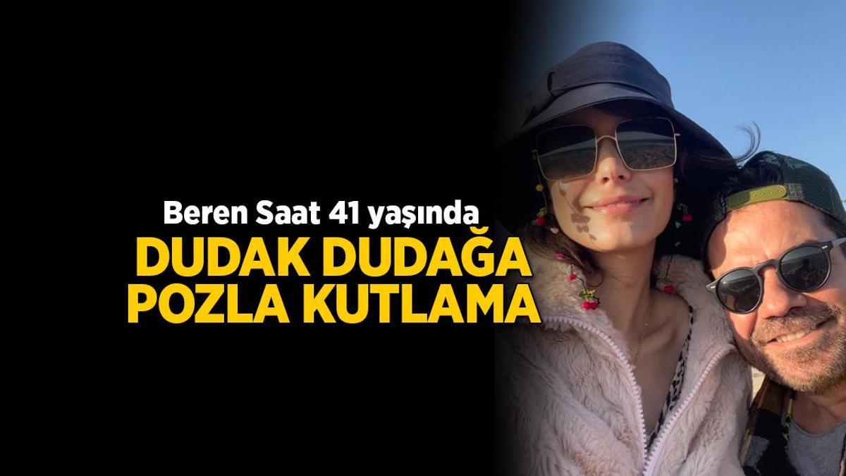 Kenan Doğulu, Beren Saat’in doğum gününü dudak dudağa pozla kutladı