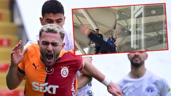 Okan Buruk tribünde çılgına döndü! Hakeme tepki: İkinci sarı!