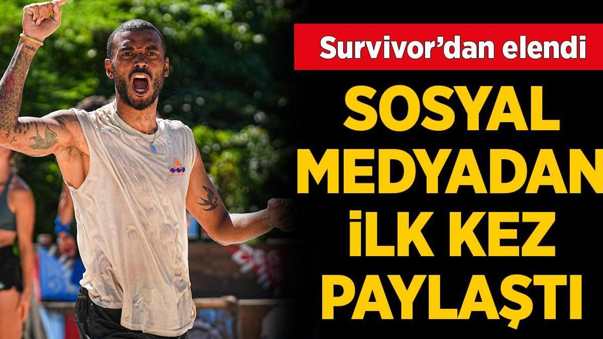 Survivor Efecan elendikten sonra ilk paylaşımını yaptı, eşinden yorum gecikmedi